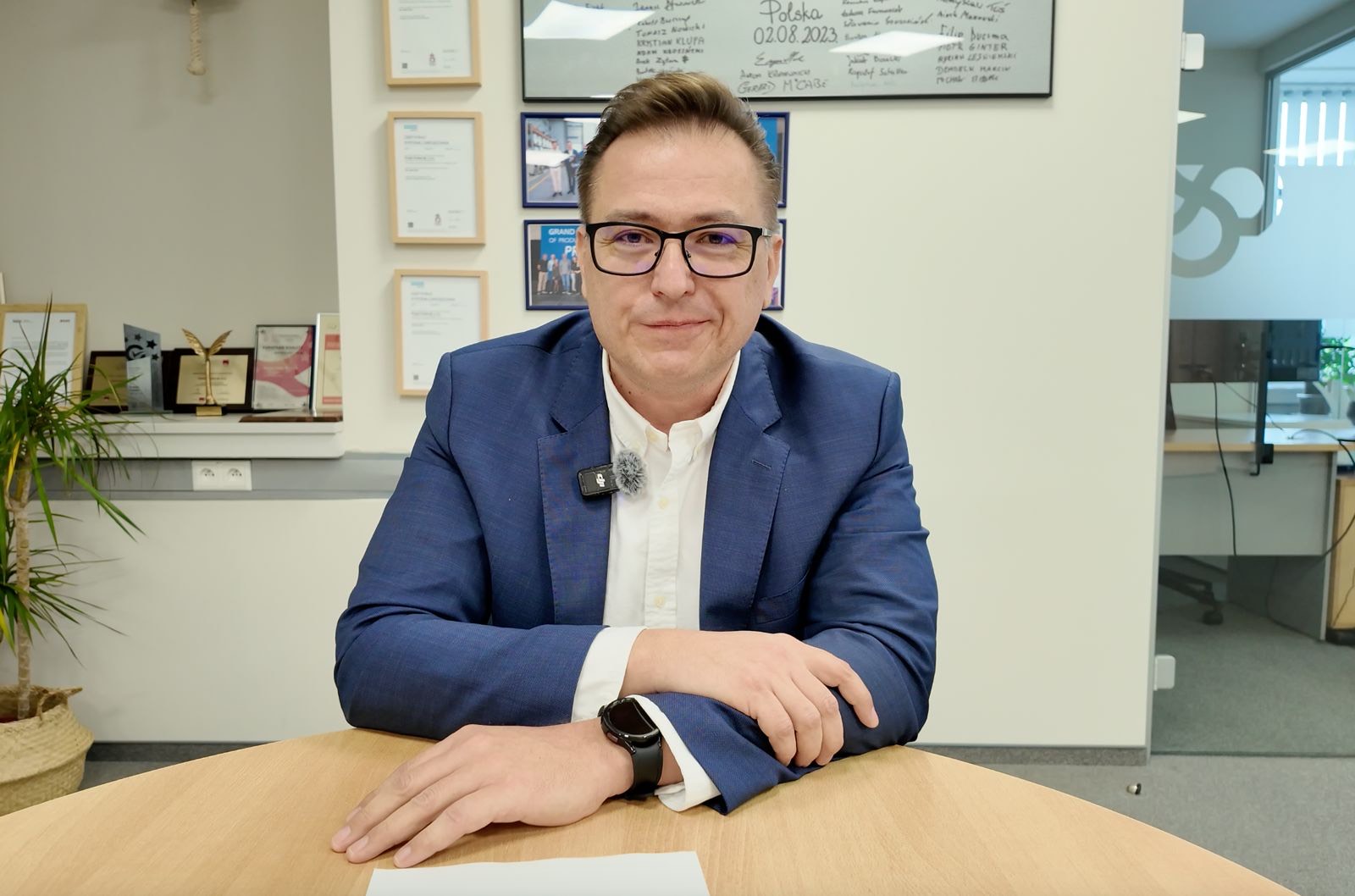 Michał Miąsek, Director General de Protan Polska